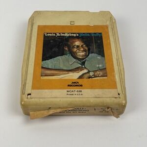 Louis Armstrong Hello, Dolly Jazz Swing 8 Track Tape Vintage 1971 Jazz